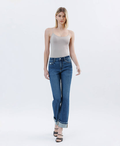 Nico Cuffed Straight Leg Jeans