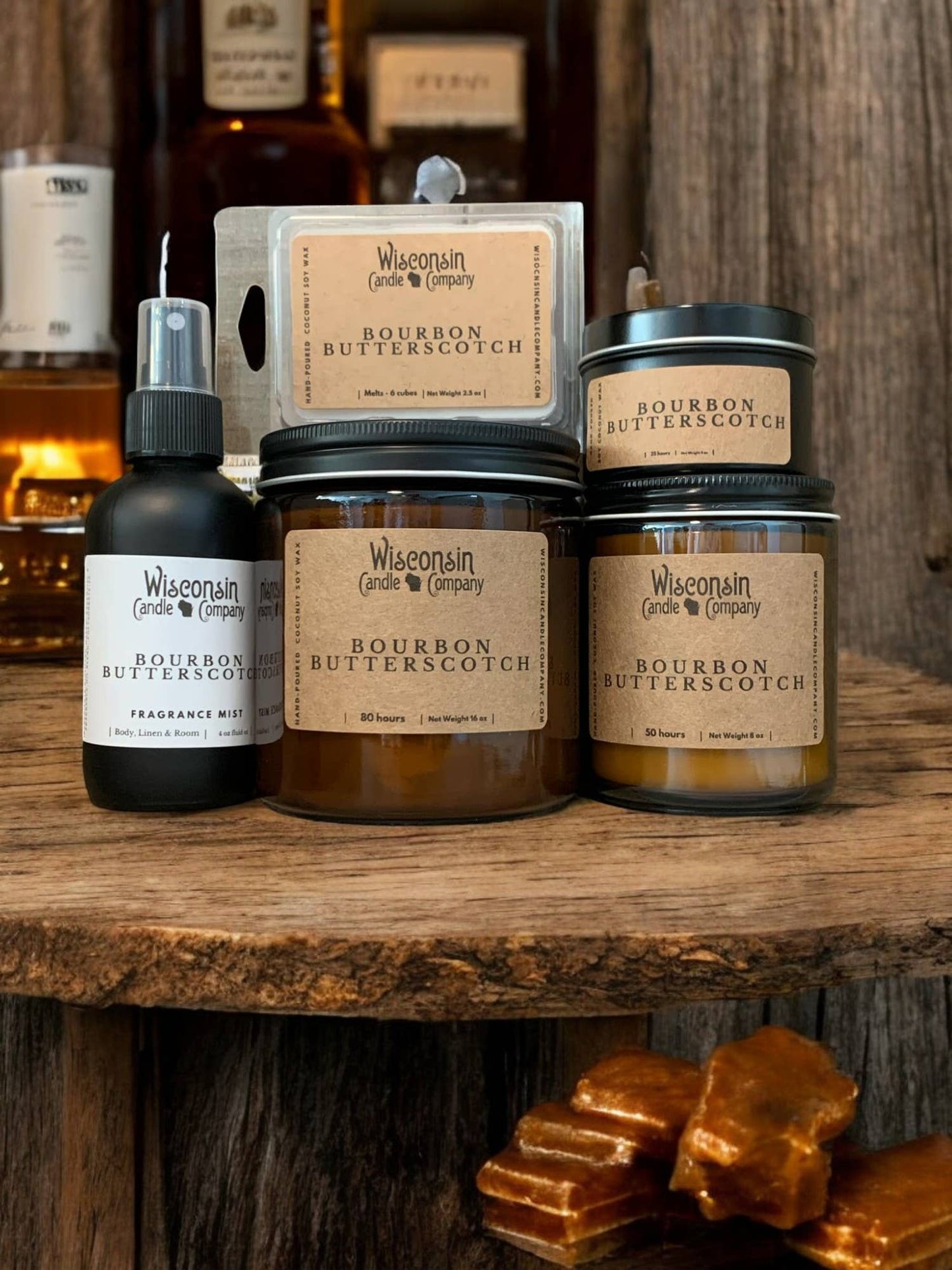 Bourbon Butterscotch: 16 oz Jar