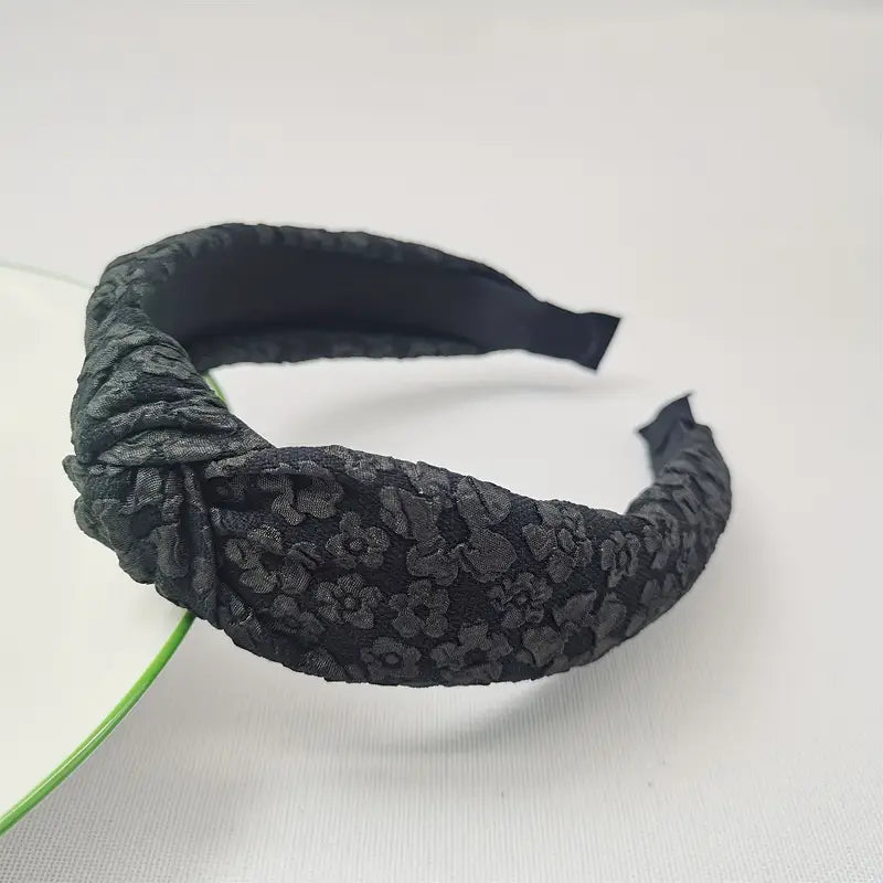 Floral Embroidered Headband