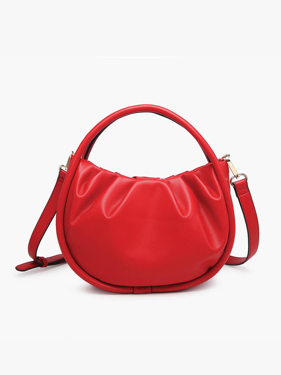 Audrey Circular Satchel – Rust