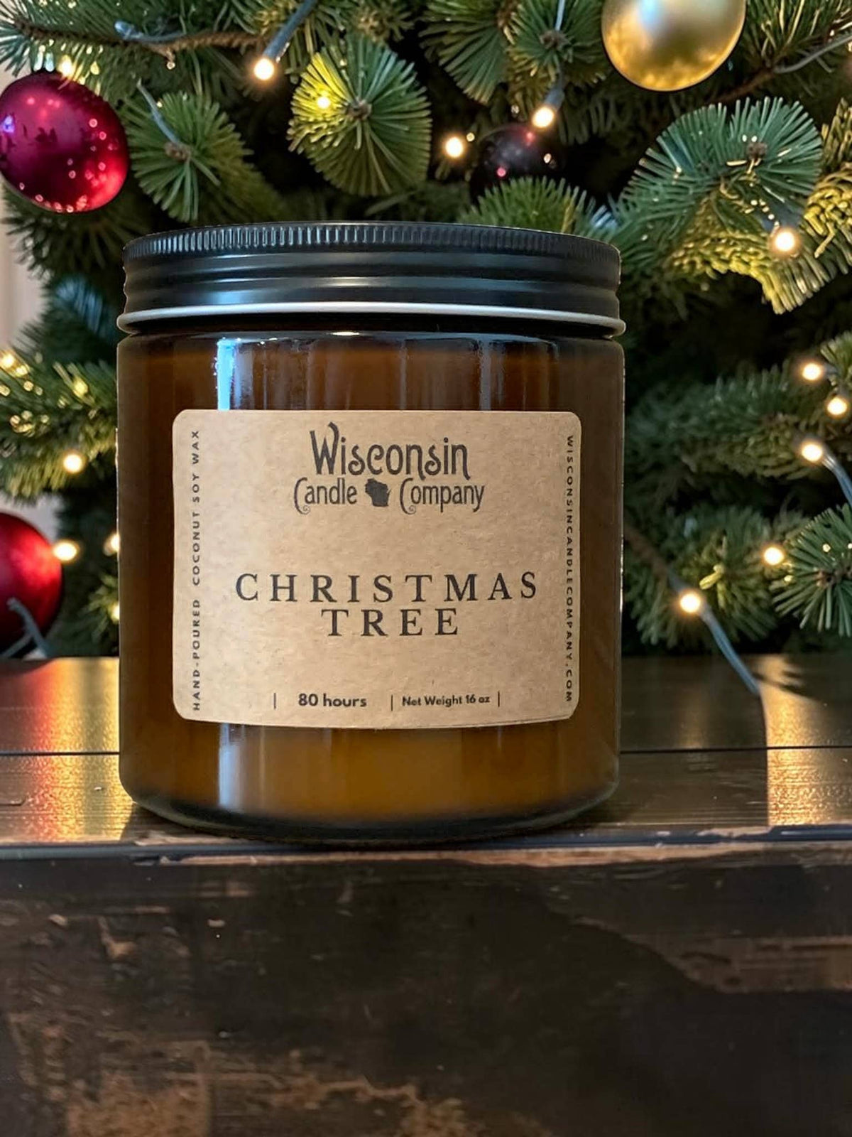 Christmas Tree Candle - 16 oz Jar