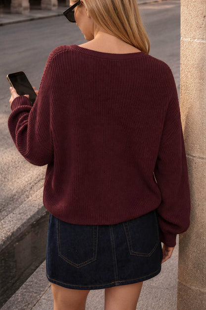 Xena Knit Pocket Sweater