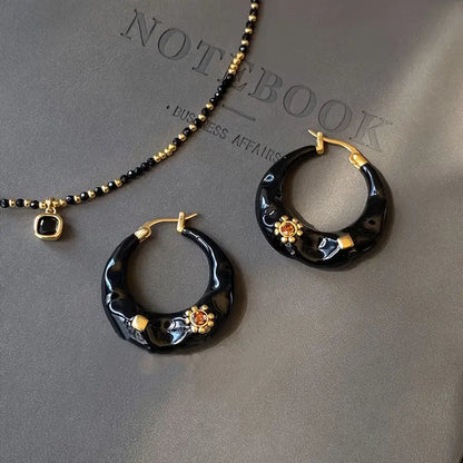 Maria Hoop Earrings