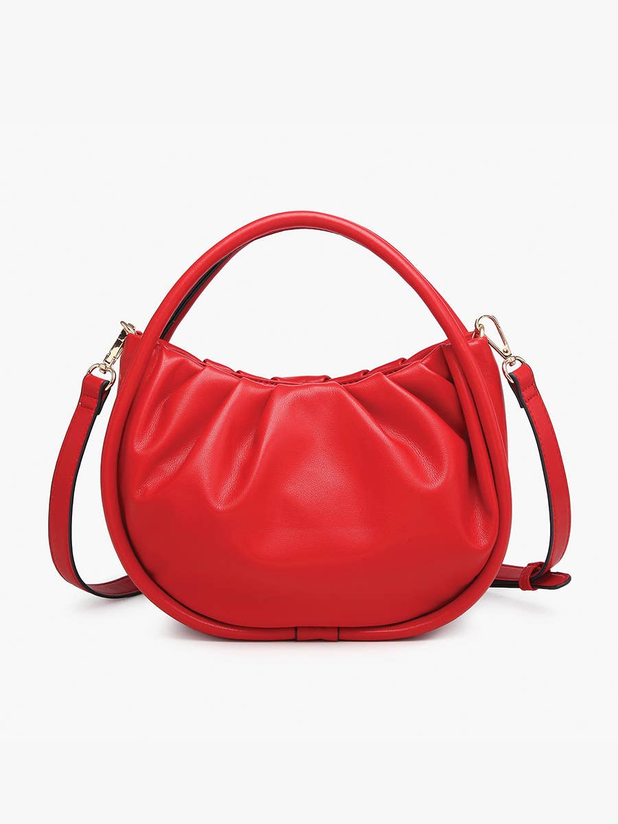 Audrey Circular Satchel –  Navy