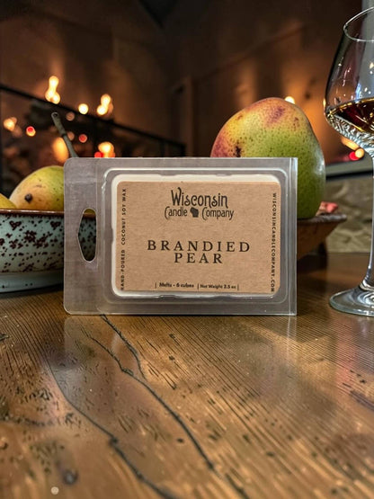 Brandied Pear Candle: 8 oz Jar