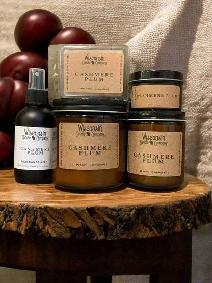 Cashmere Plum Candle - 8 oz Jar