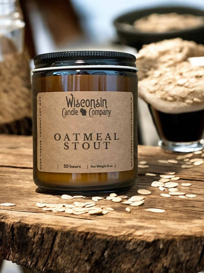 Oatmeal Stout Candle - 8 oz Jar