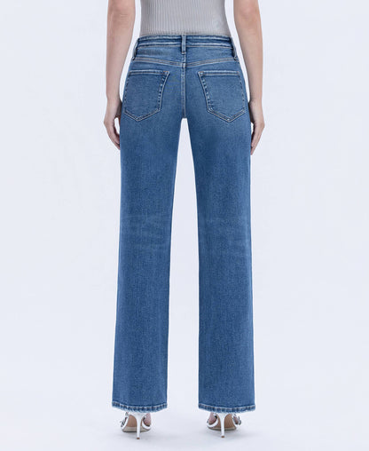 Delia Slim Wide Leg Jeans