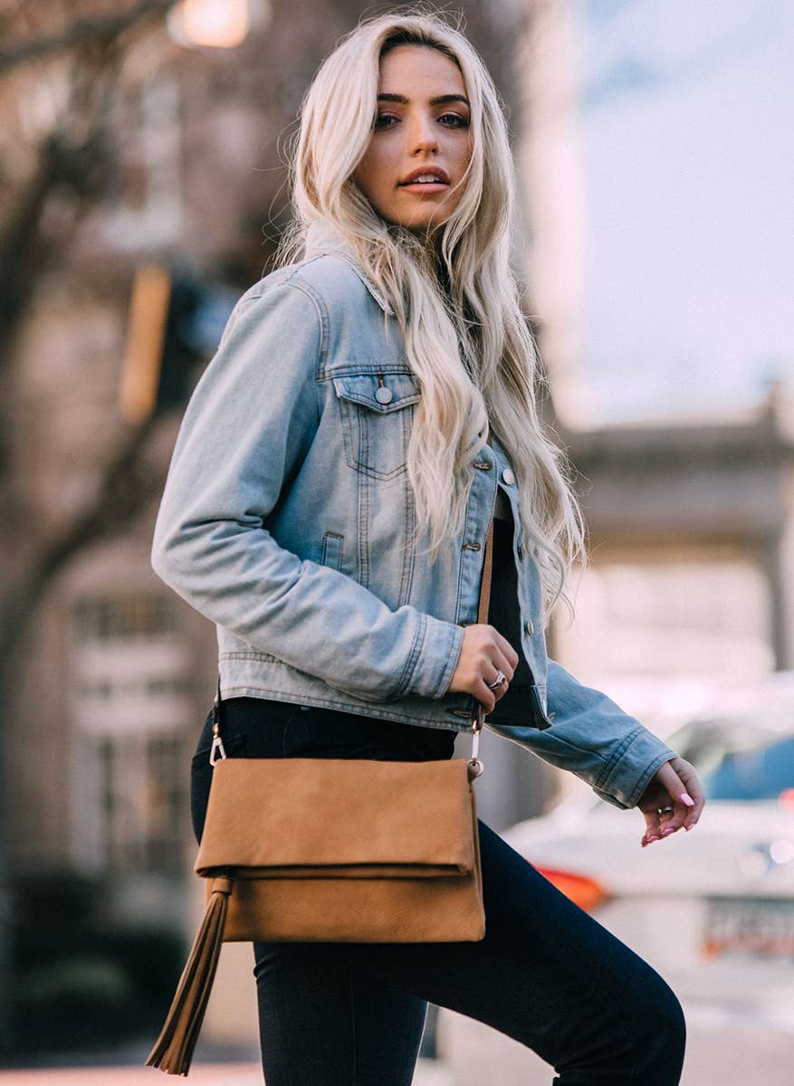 Austin Crossbody Clutch - Navy
