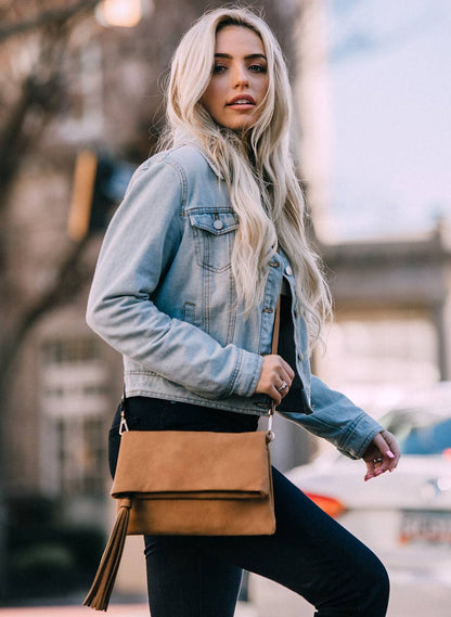 Austin Crossbody Clutch - Navy