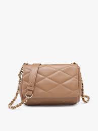 Prague Quilted Crossbody w/ Chain Strap