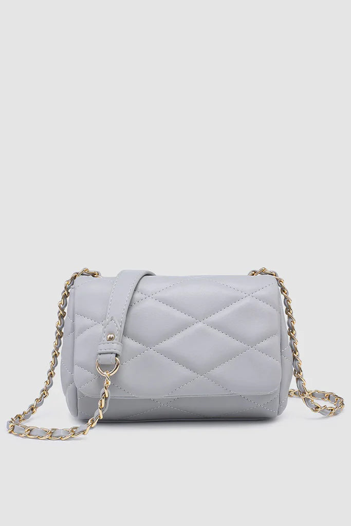 Prague Quilted Crossbody w/ Chain Strap