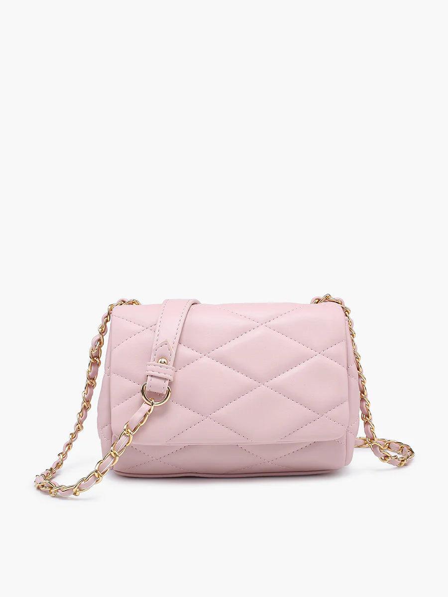 Prague Quilted Crossbody w/ Chain Strap