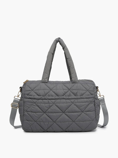 Billie Quilton Nylon Satchel