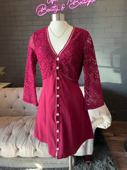 Monica Crochet Dress