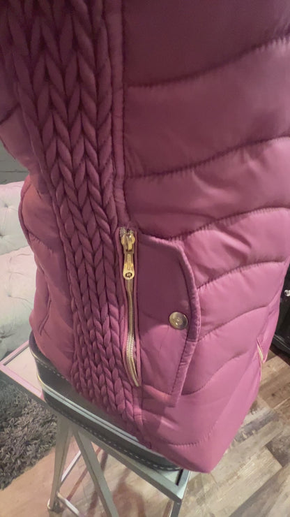Leah Fur Lined Puffer Vest
