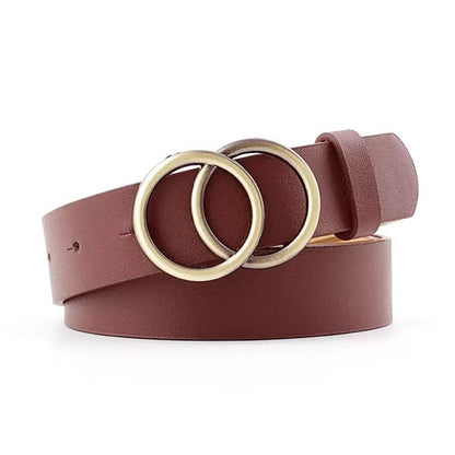 Double O Ring Buckle Belt