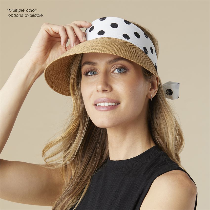 Carmen Polka Dot Visor
