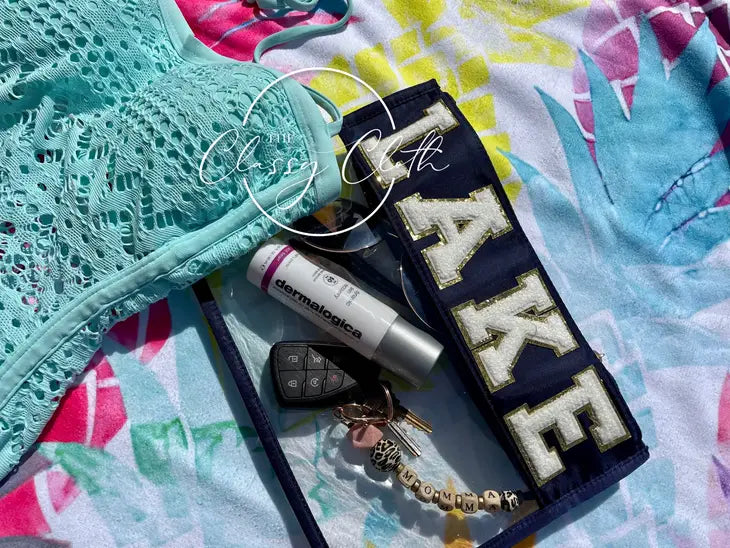 Lake Chenille Letter Pouch