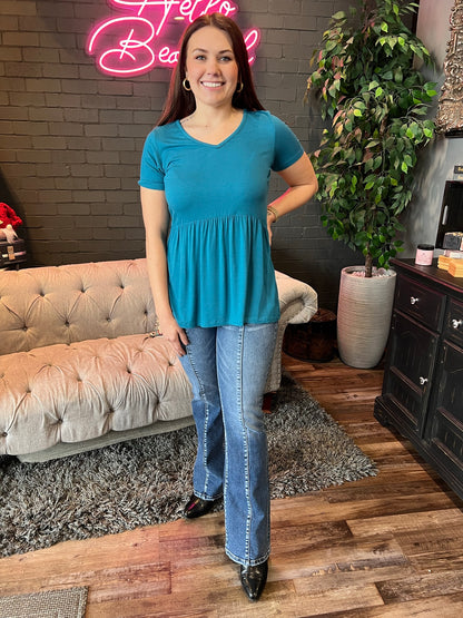 Sarah Ruffle Top