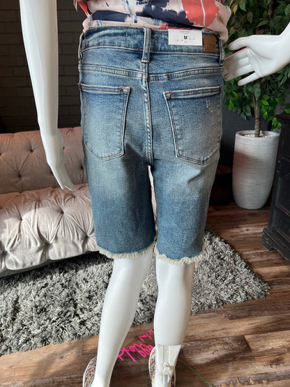Judy Bermuda Denim Shorts