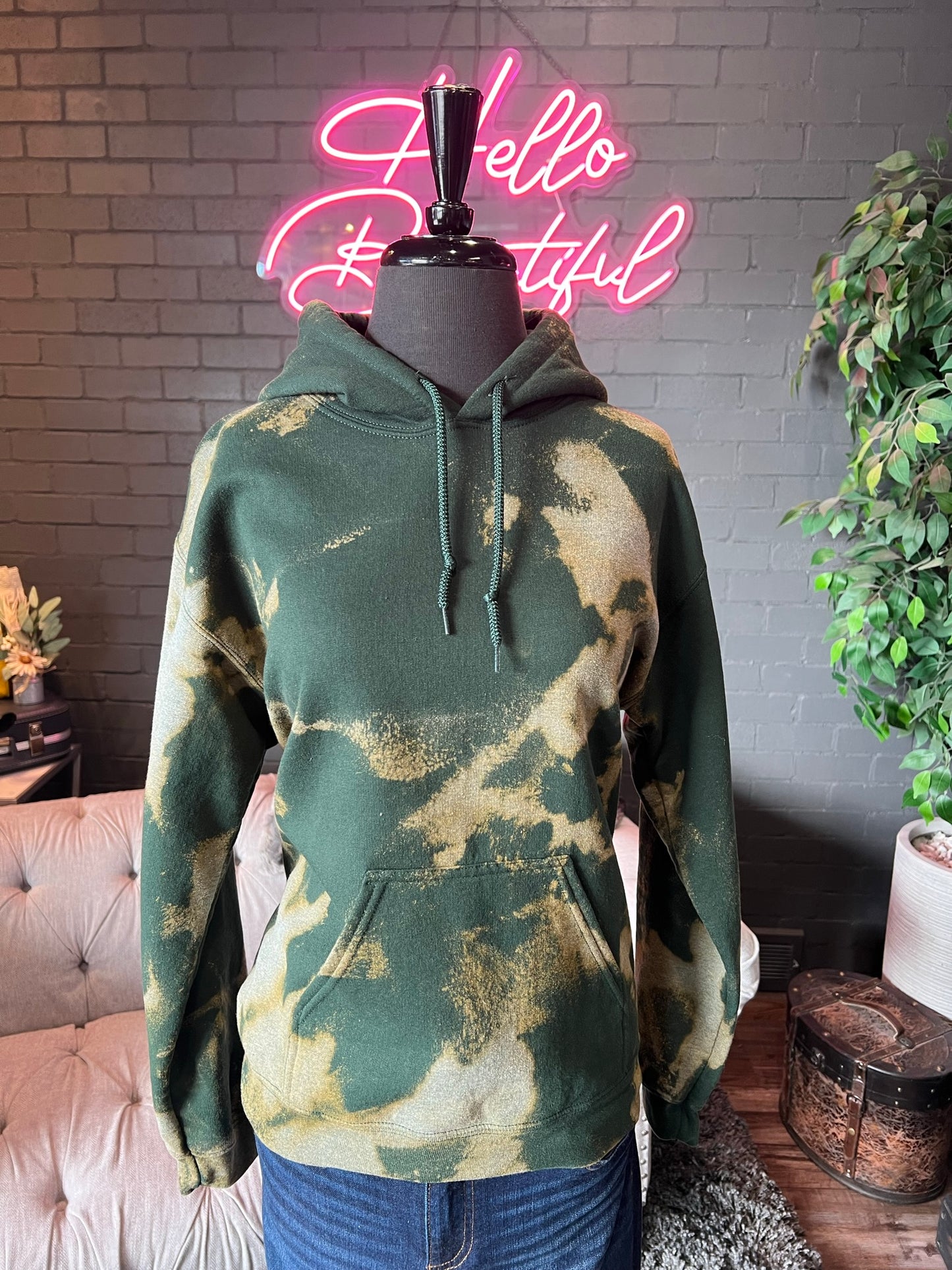 Emerald City Bleached Hoodie