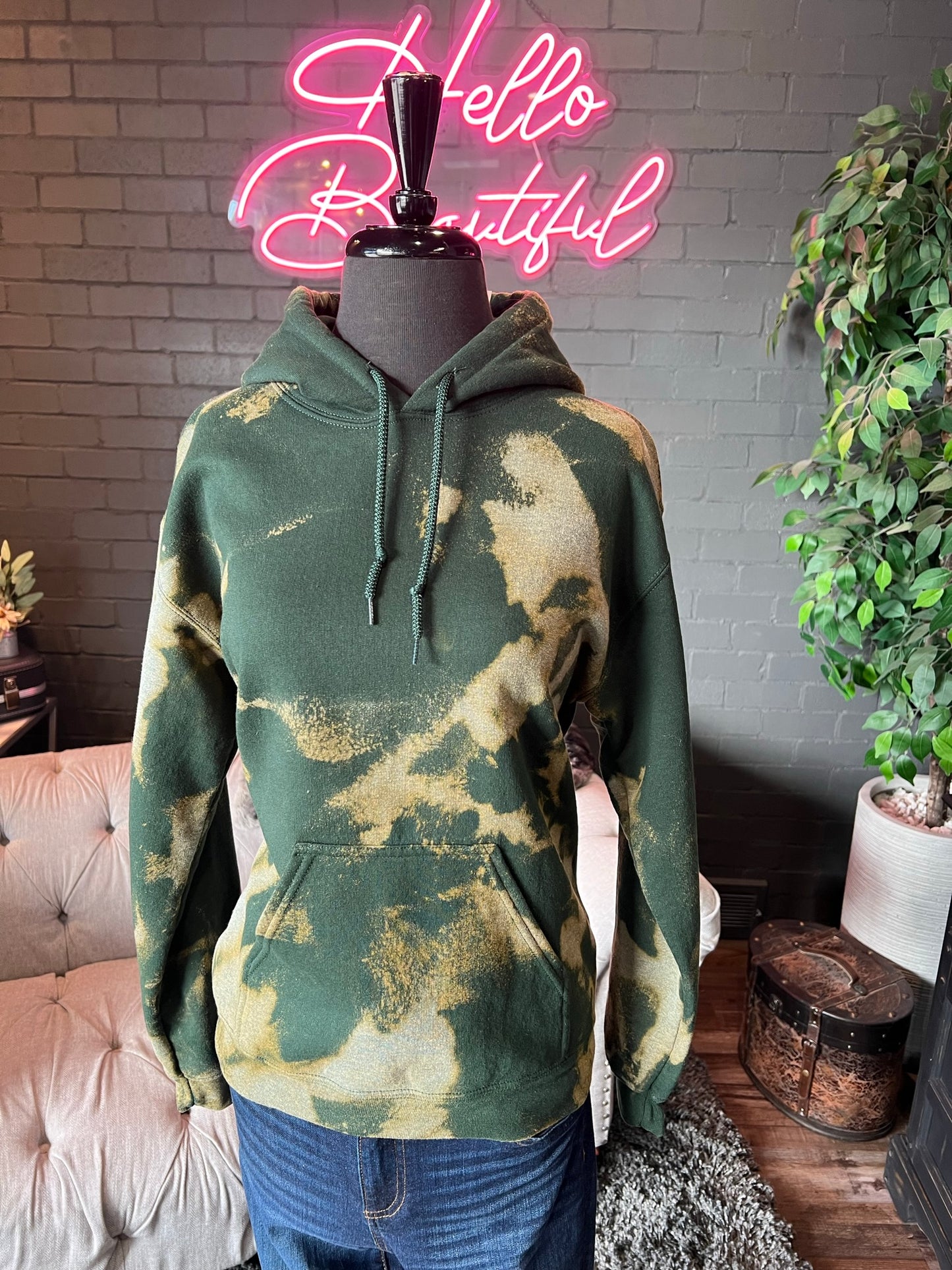 Emerald City Bleached Hoodie