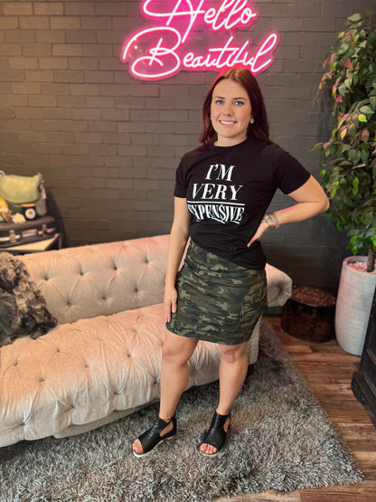 OMG Printed Cargo Skirt