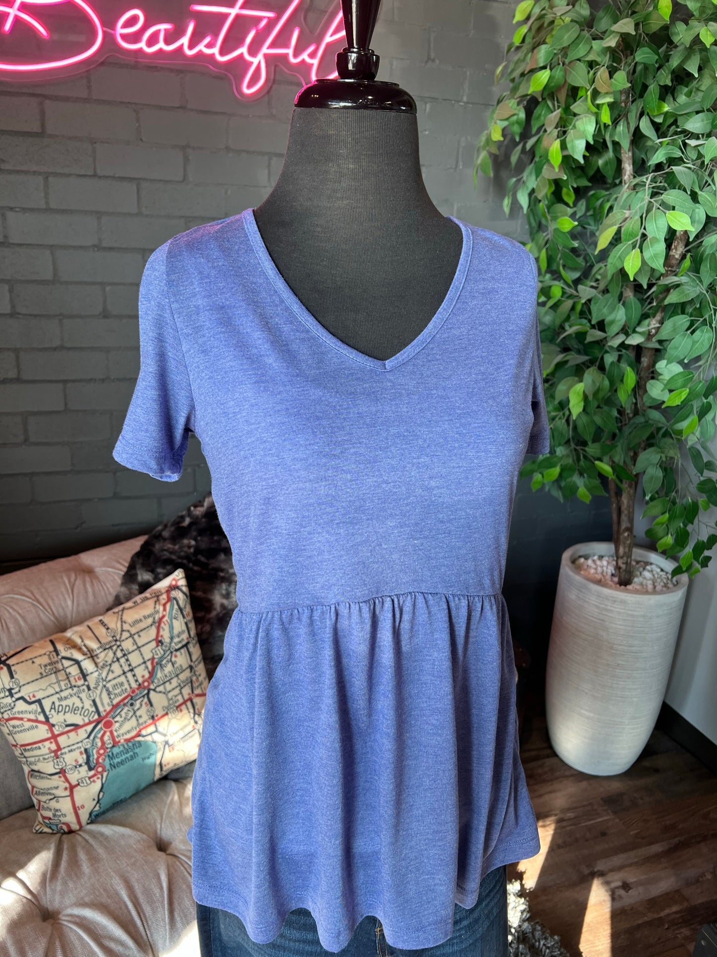 Sarah Ruffle Top