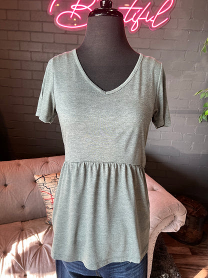 Sarah Ruffle Top