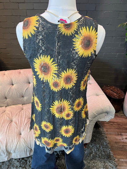 Sunflower Tunic Tank Top