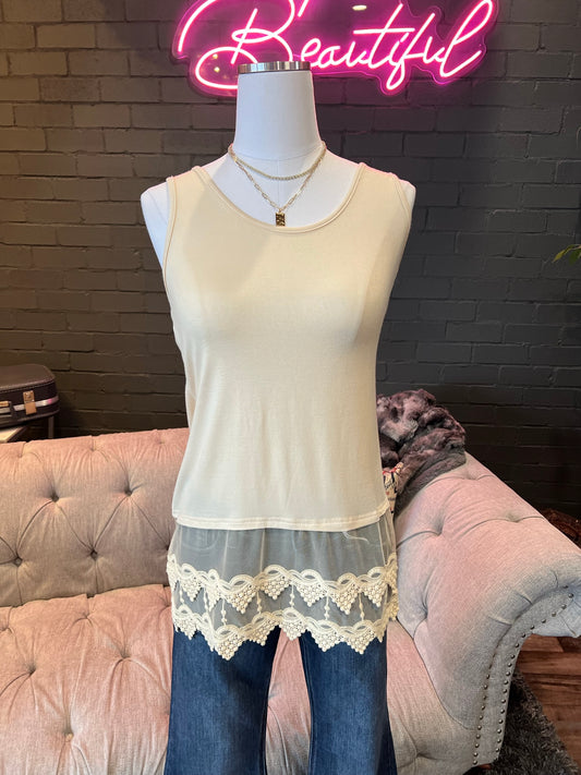 Linda Lace Tank Top