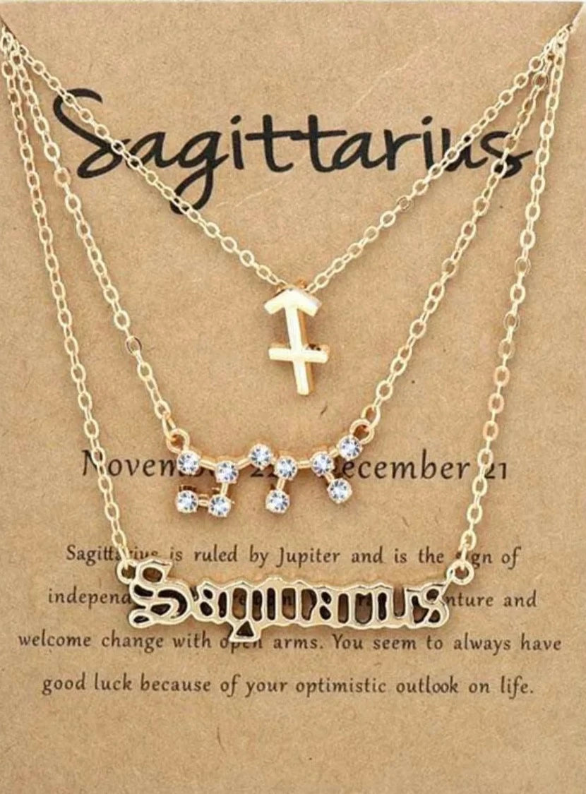 Gold Zodiac Necklace