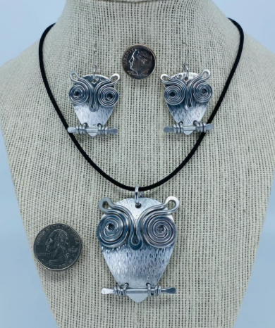 Wise Old Owl Necklace